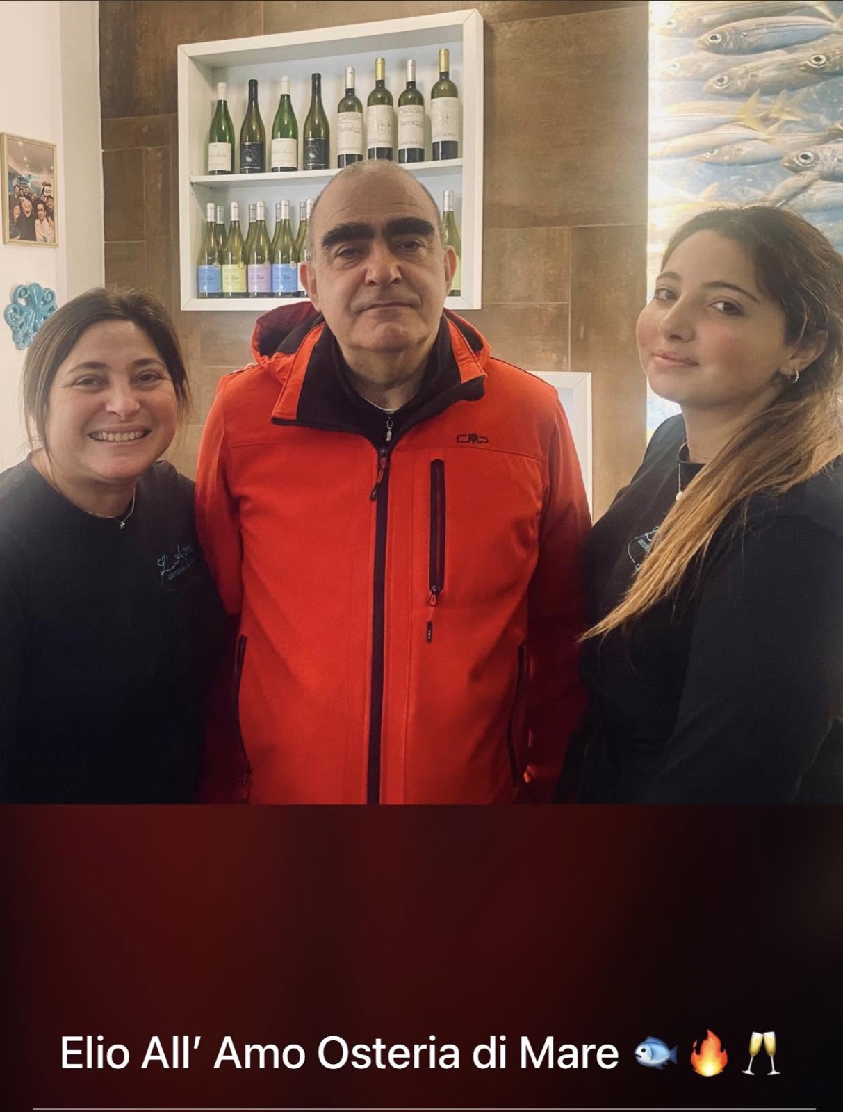 Lo staff di L'Amo Osteria di Mare